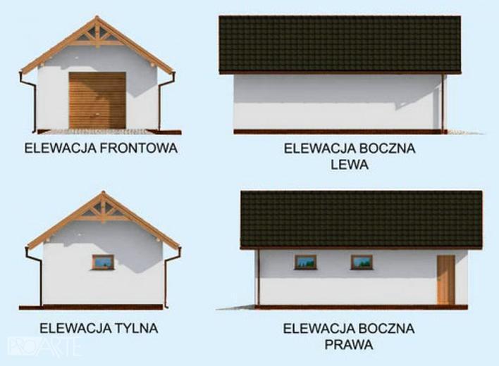 Garaż / Budynek gospodarczy G8 (drewniany)