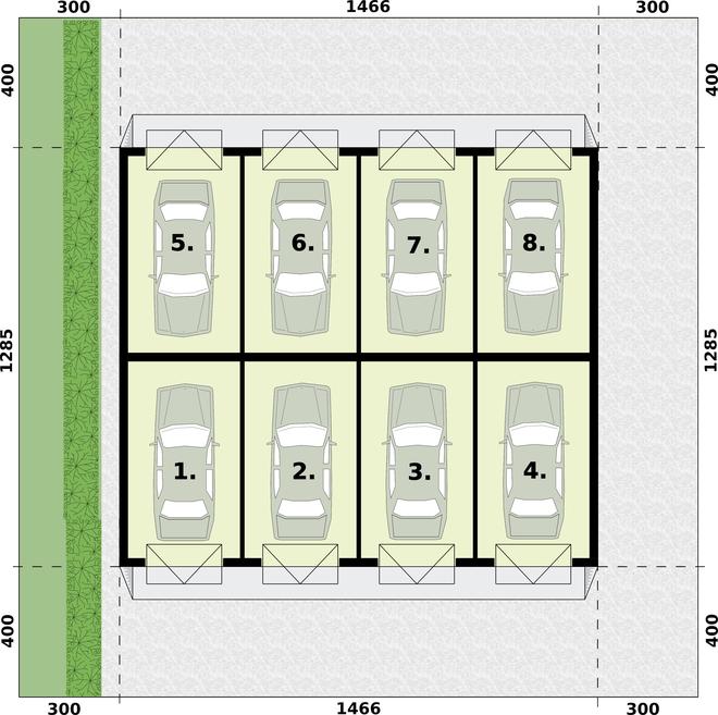 Budynek gospodarczy / Garaż G94A