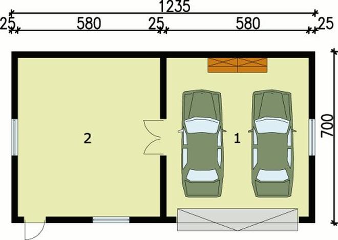 Garaż / Budynek gospodarczy G99