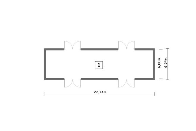 Budynek gospodarczy GMC150b