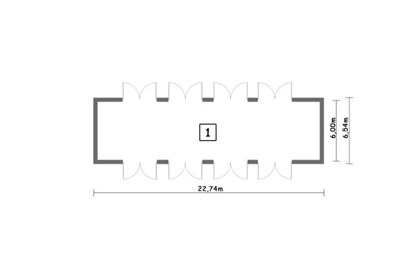 Budynek gospodarczy GMC150a