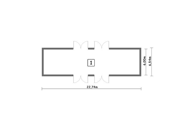 Budynek gospodarczy GMC150