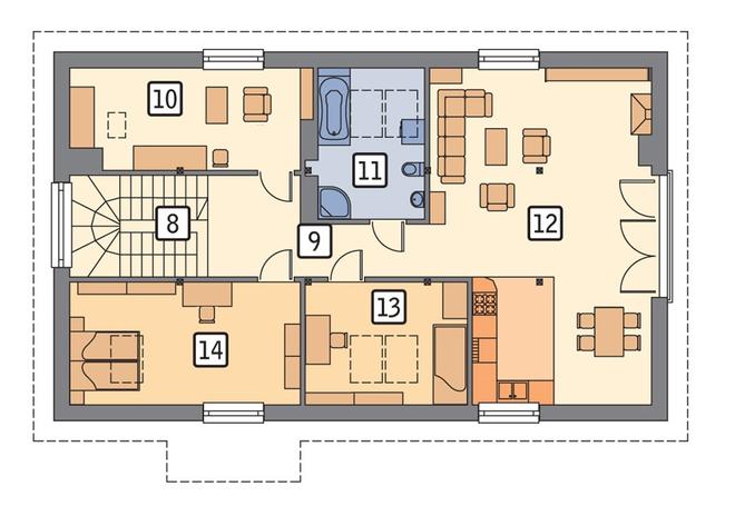 Budynek garażowo-magazynowy z częścią mieszkalną GMC18b