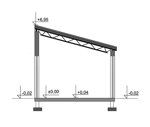 Budynek gospodarczy GMC300c