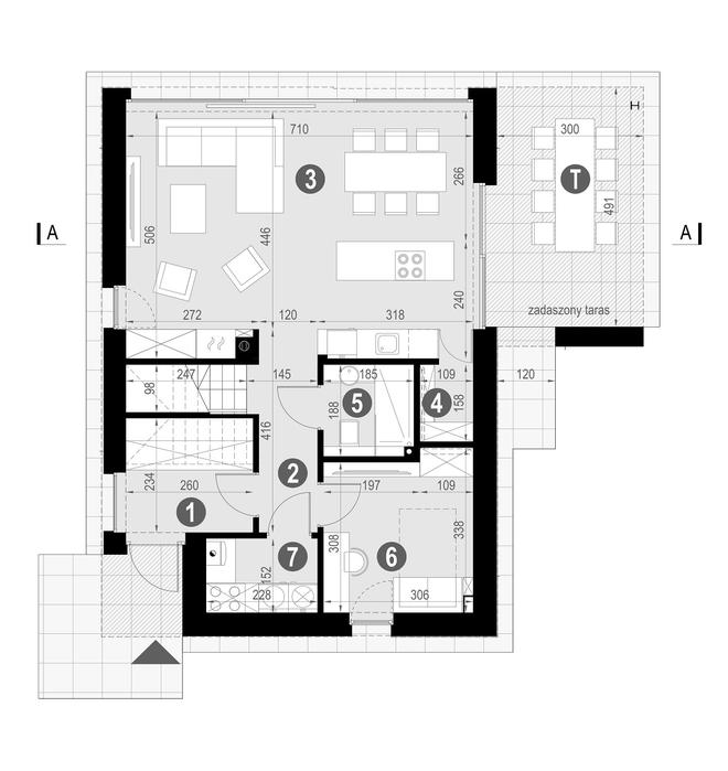 HOMEKONCEPT 100 wariant 1