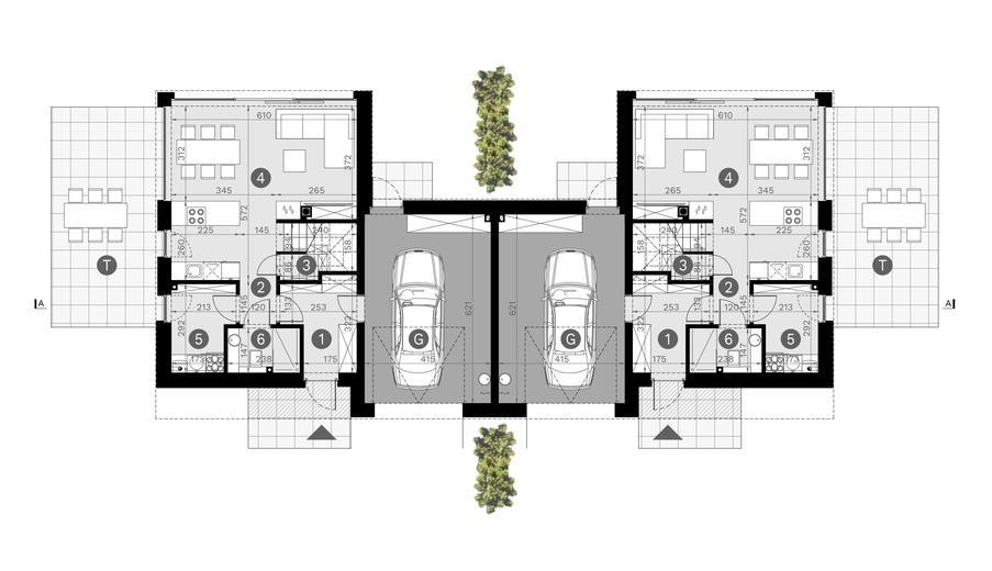 HOMEKONCEPT 101 G1 D (dwulokalowy)