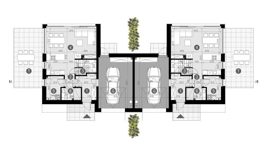 HOMEKONCEPT 101 G1 D (dwulokalowy)