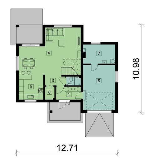Projekt domu Ka35 Sz