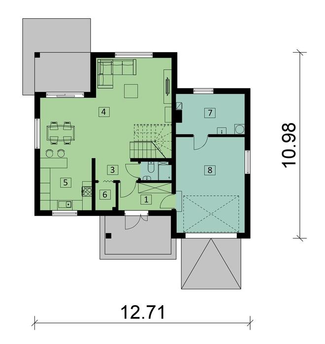 Projekt domu Ka35 Sz