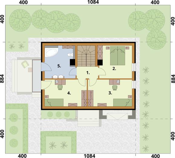 Katania 2 szkielet drewniany