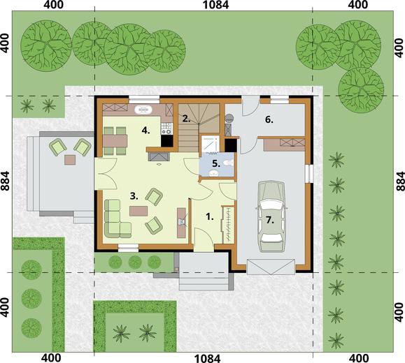 Katania 2 szkielet drewniany