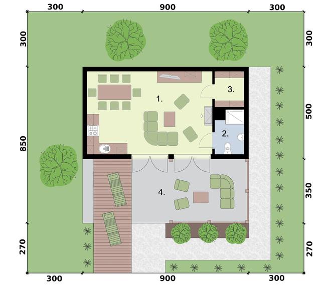 Kuchnia letnia / Budynek gospodarczy KL11