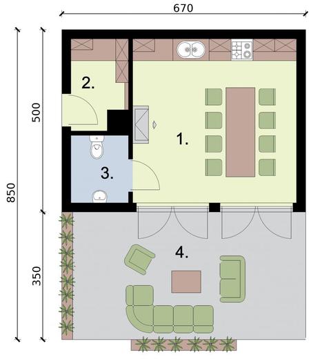 Kuchnia letnia / Budynek gospodarczy KL3