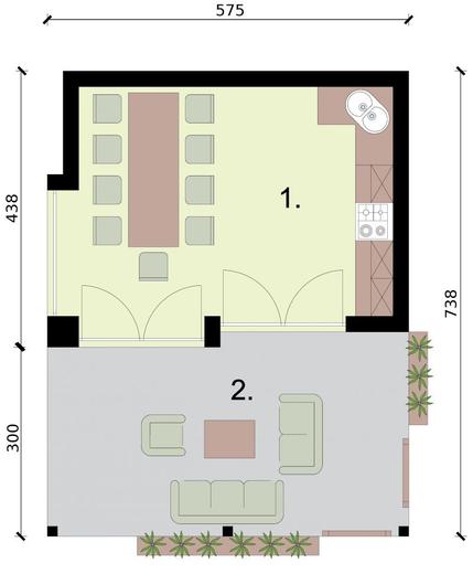 Kuchnia letnia / Budynek gospodarczy KL4