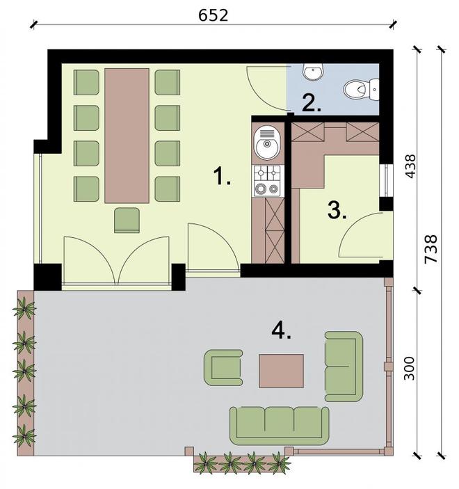 Kuchnia letnia / Budynek gospodarczy KL5