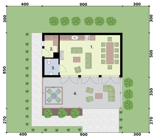 Kuchnia letnia / Budynek gospodarczy KL8