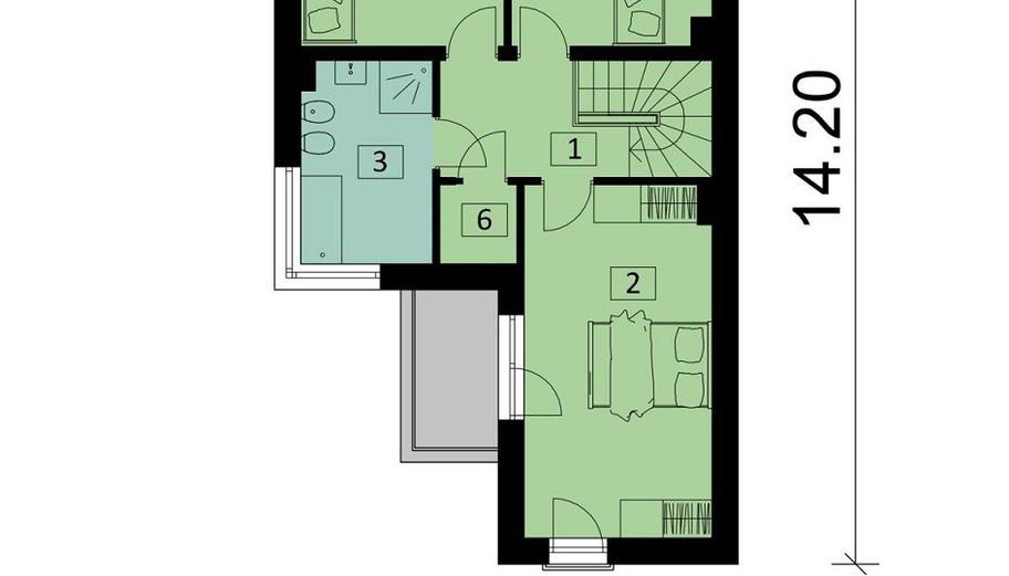 Projekt domu Ka28 S (segment)