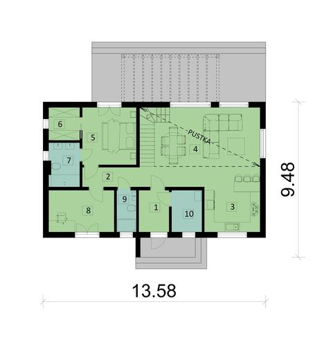 Projekt domu Ka260 Sz