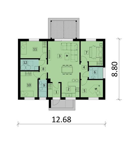 Projekt domu Ka294 Sz
