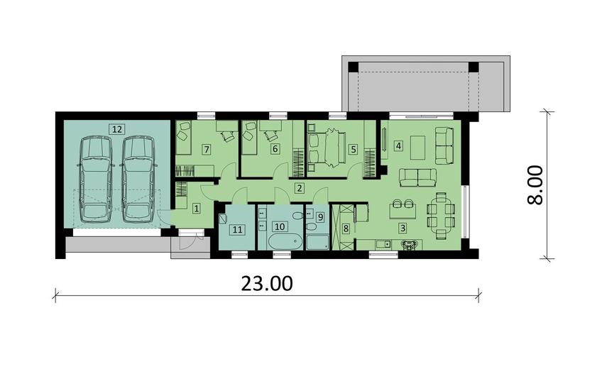 Projekt domu Ka307 S