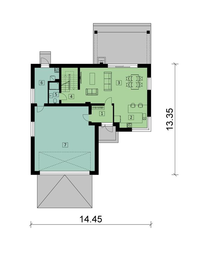 Projekt domu Ka76