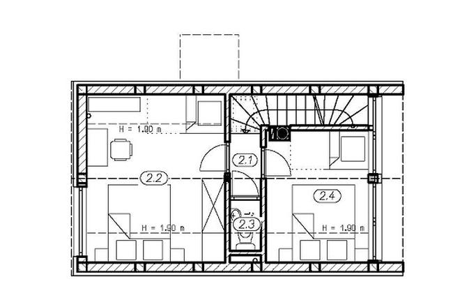 Projekt domu L-302 M plus 
