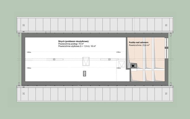 Projekt domu L-326 mur