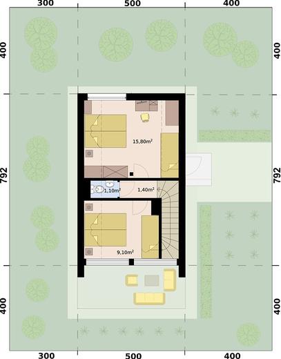 Projekt domu L-302 plus 