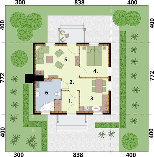 La Lora C szkielet drewniany