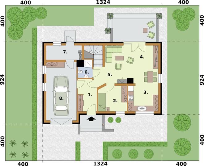 Lamia 2 szkielet drewniany