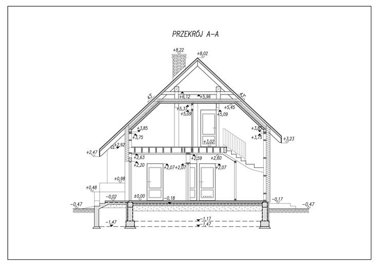 Lamia 3 szkielet drewniany