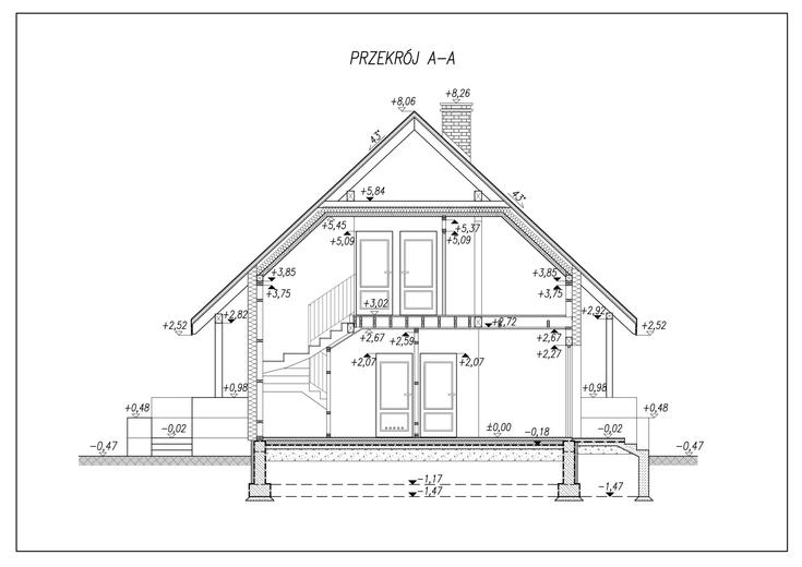 Lamia 4 szkielet drewniany