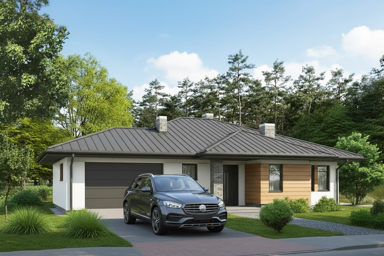 Projekt domu Murator W dobrym guście - wariant I