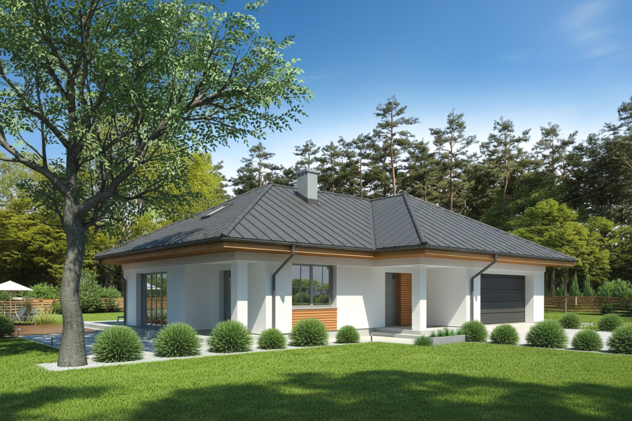 Projekt domu Murator Błękitna rapsodia