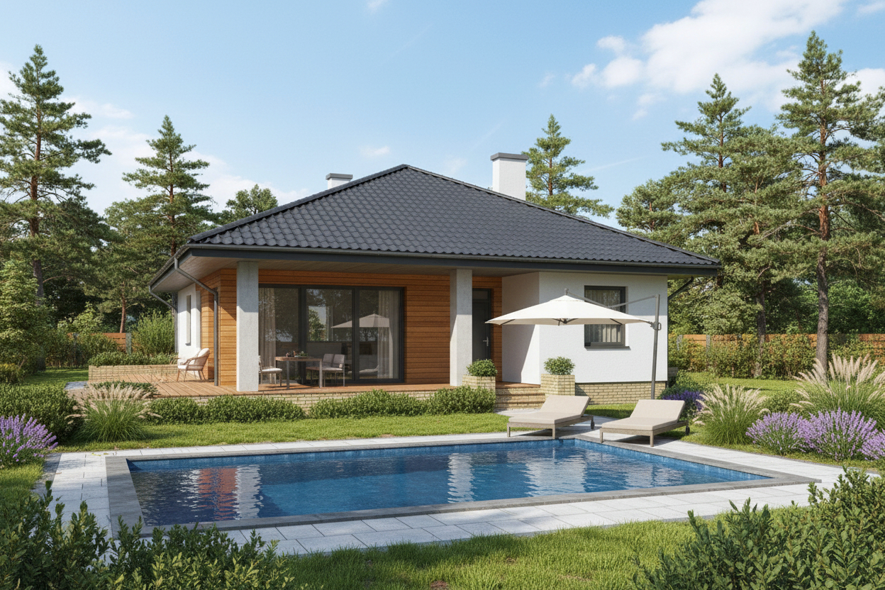 Projekt domu Murator Na południe - wariant I