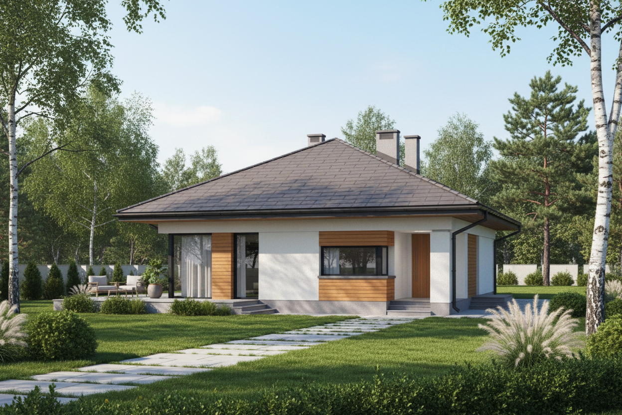 Projekt domu Murator Bajeczny widok - wariant II