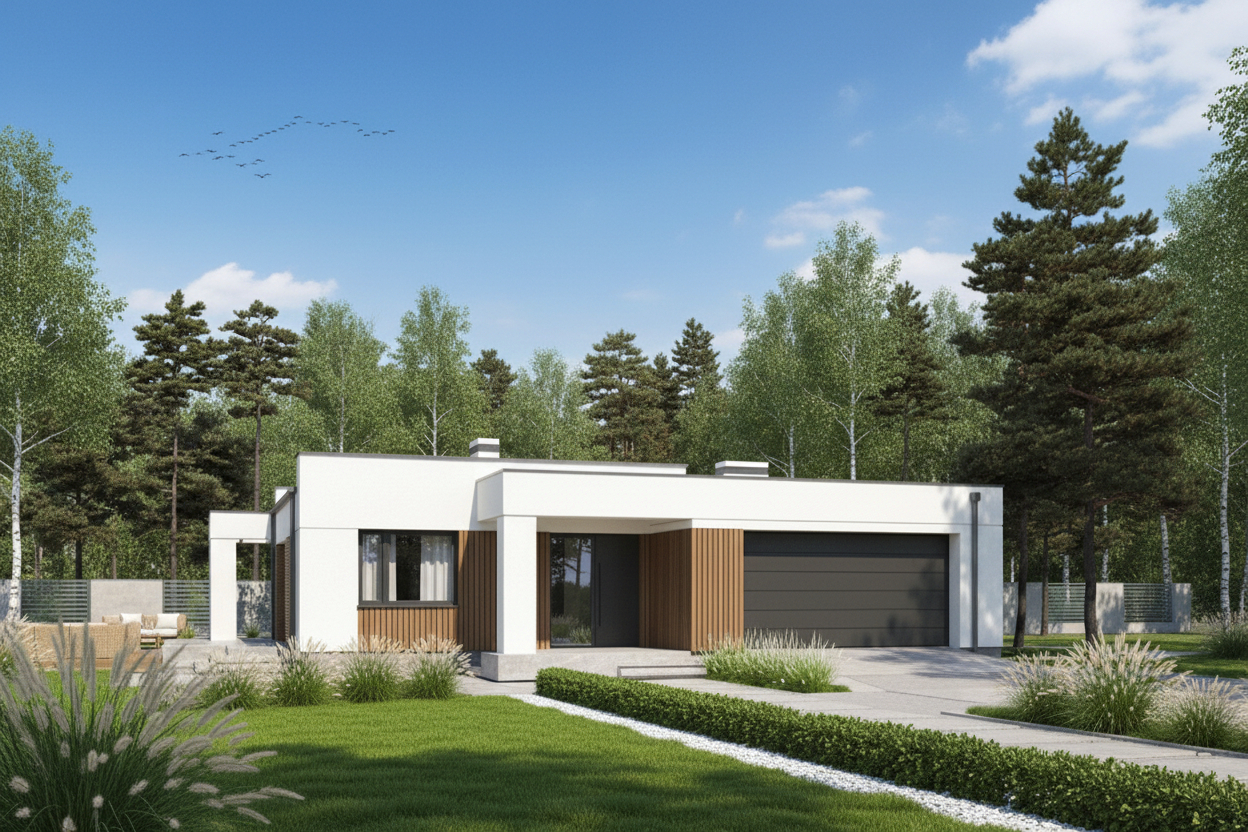 Projekt domu Murator Wrzosowe wzgórza - wariant II