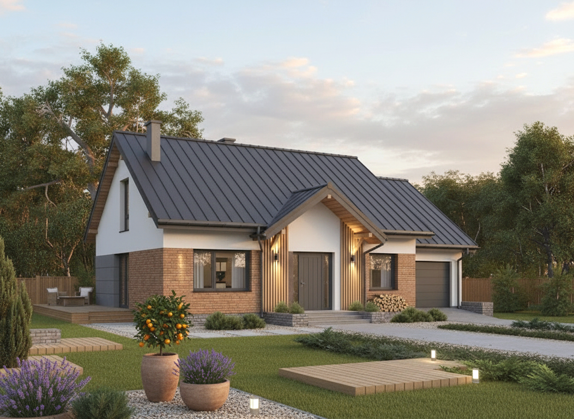 Projekt domu Murator Znamienity - wariant IV