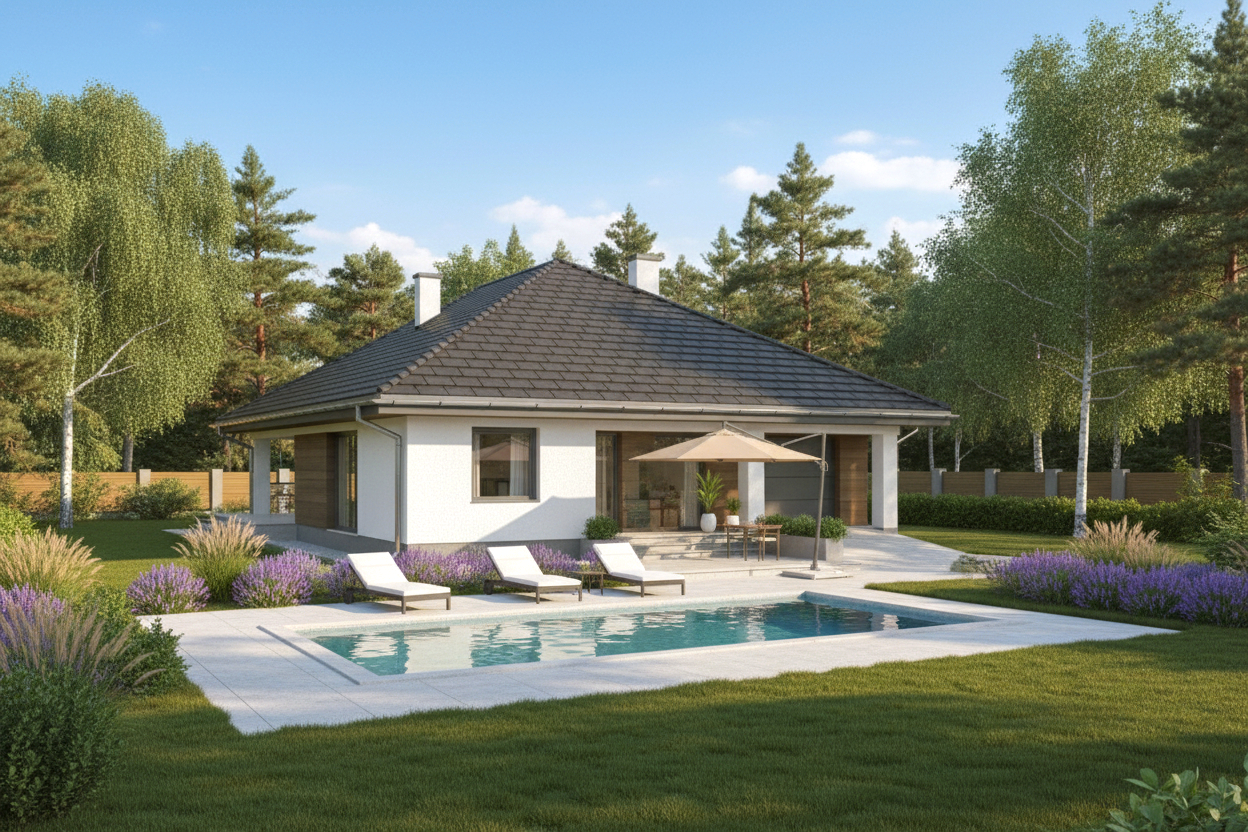 Projekt domu Murator Piasek pustyni - wariant IV