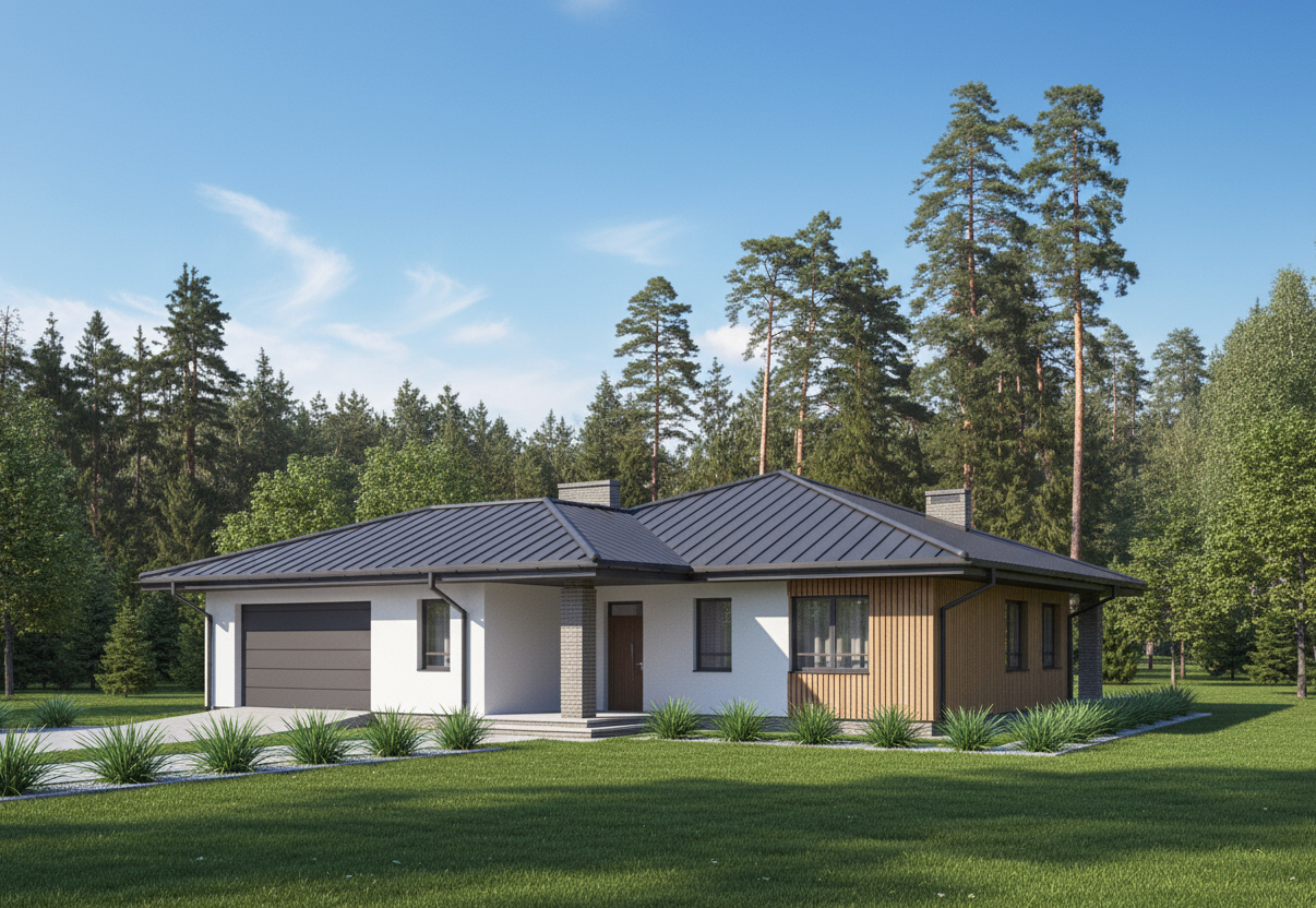 Projekt domu Murator Przemyślany - wariant I