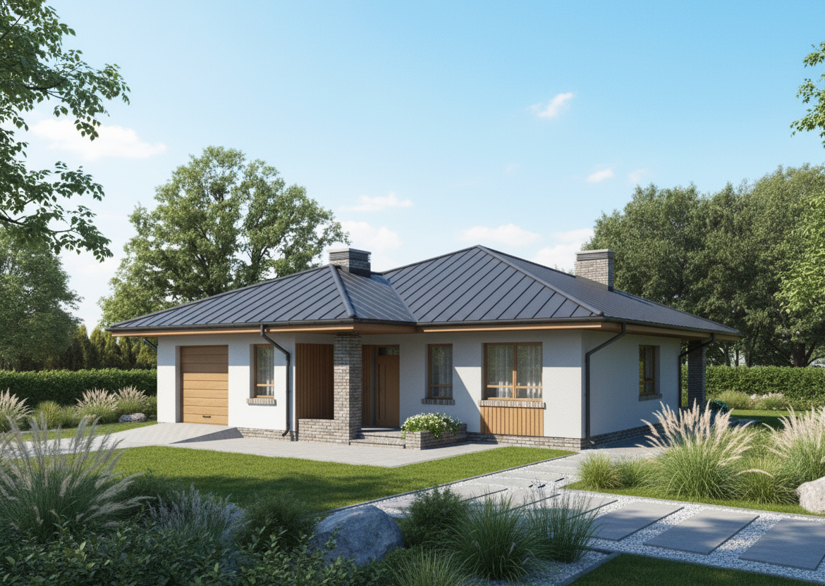 Projekt domu Murator Przemyślany - wariant II