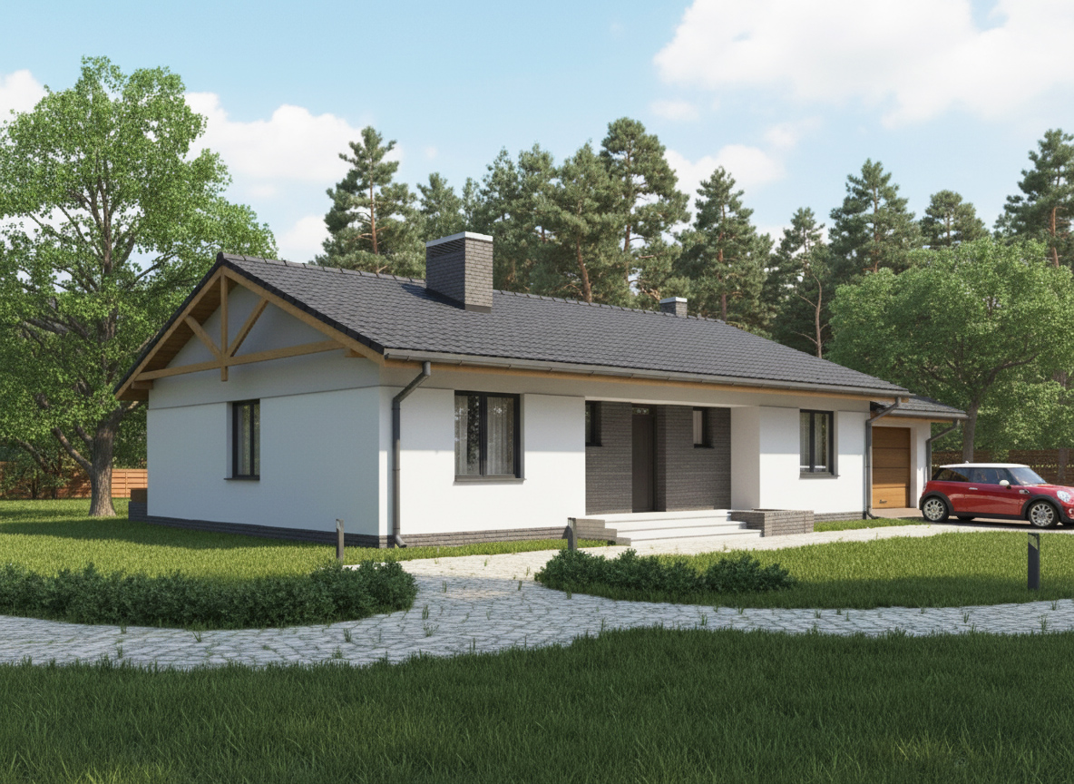 Projekt domu Murator Zielony ogród - wariant II