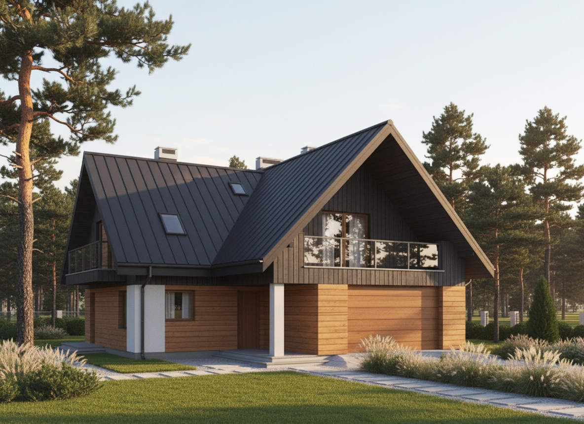 Projekt domu Murator Promień słońca - wariant I