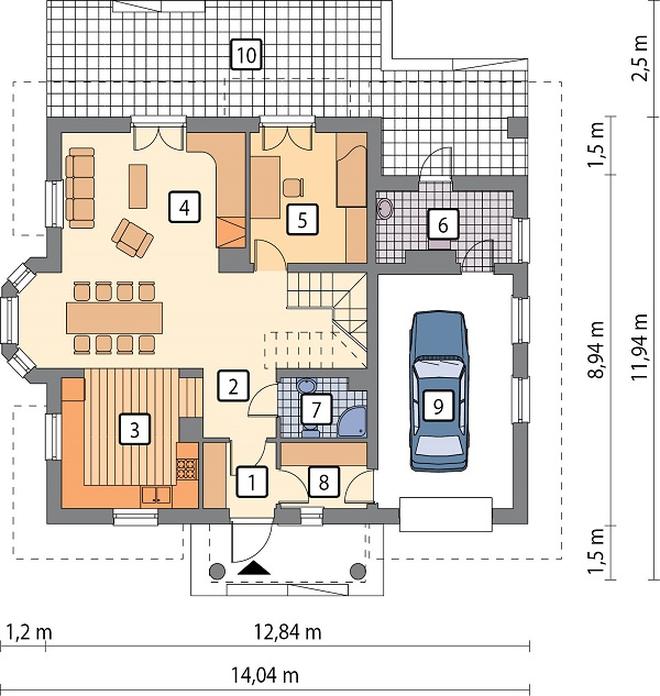 Ogród o zmierzchu - wariant II