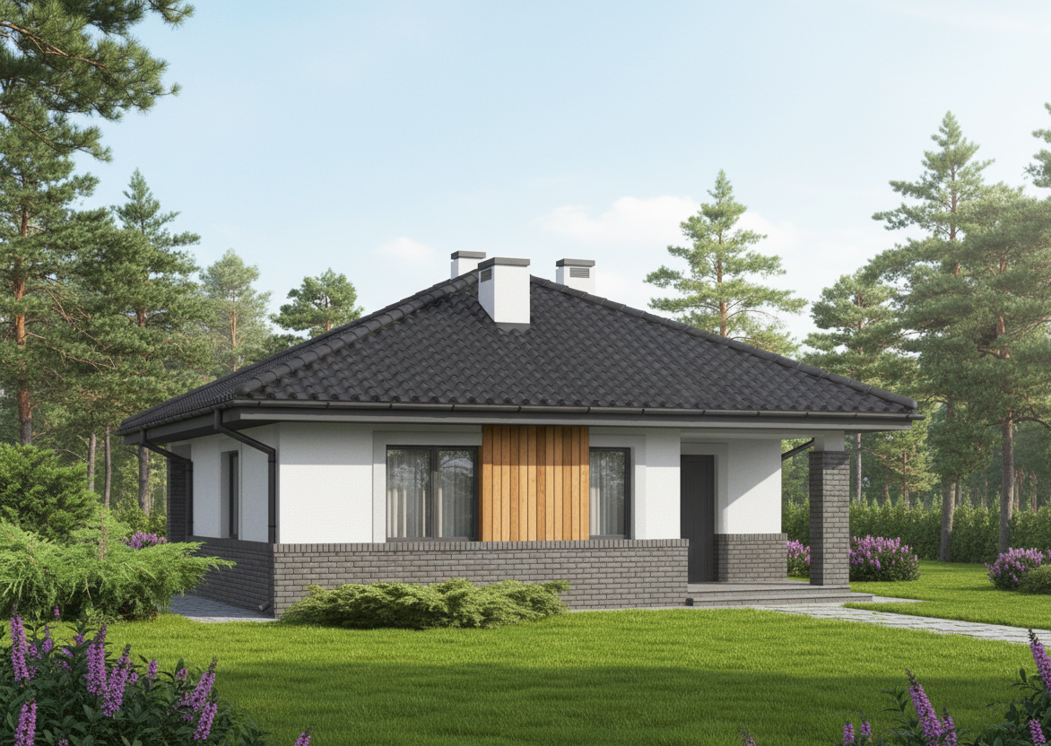 Projekt domu Murator Bukiet kwiatów