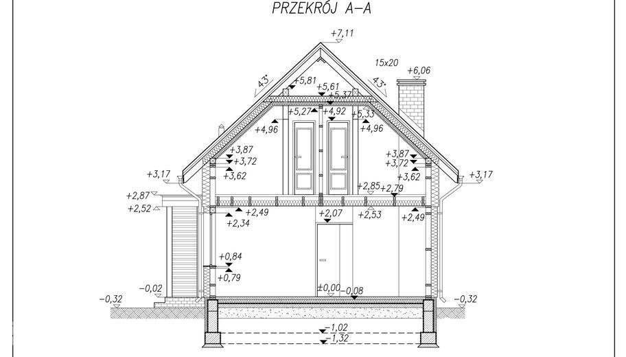 Orlean 7 C szkielet drewniany