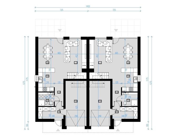 Projekt domu AI01 (bliźniak)