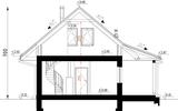 Projekt domu D439 wersja drewniana
