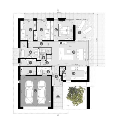 HOMEKONCEPT 133 wariant 1