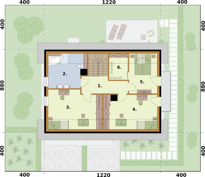 Rio 2 szkielet drewniany